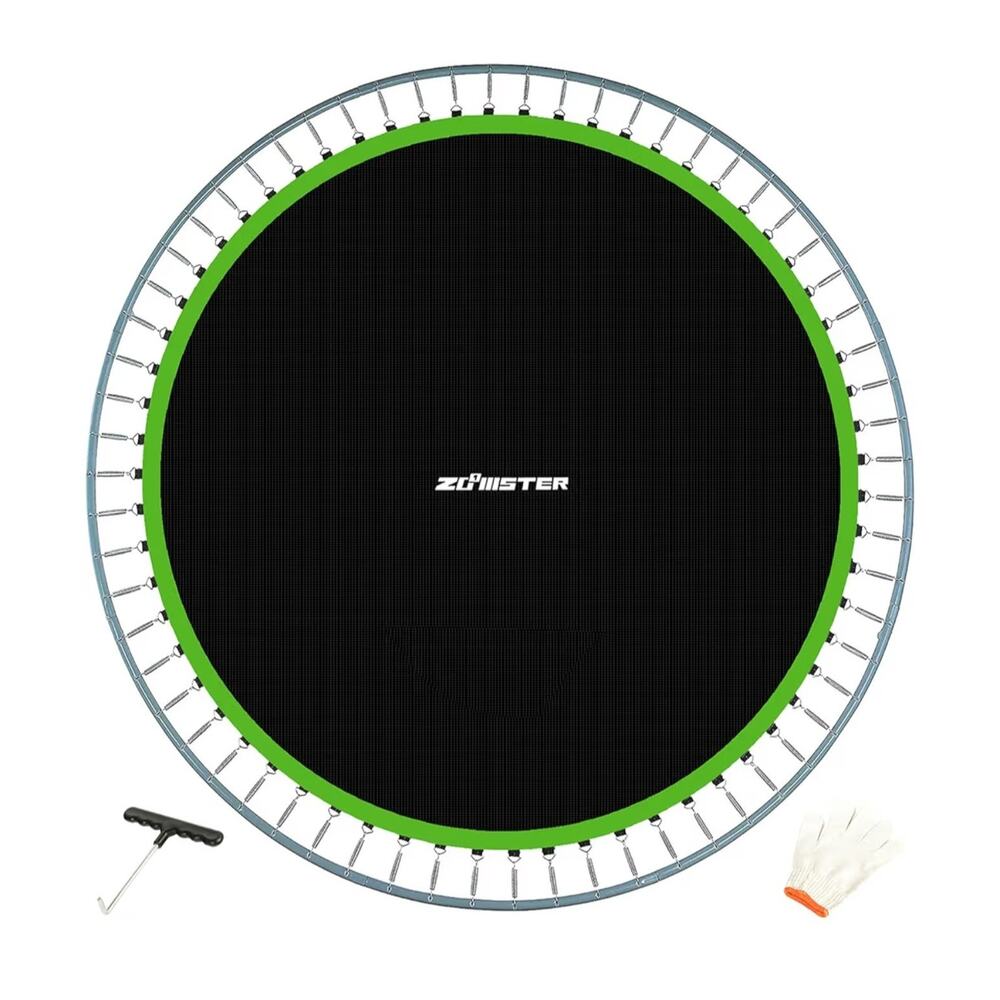 13135 Replacement Jumping Mat, Fits 15 ft Round Trampoline Frame Black W/ Yellow